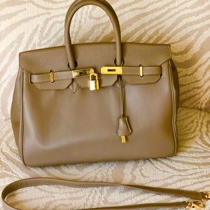 Teddy Blake 14” beige tote handbag